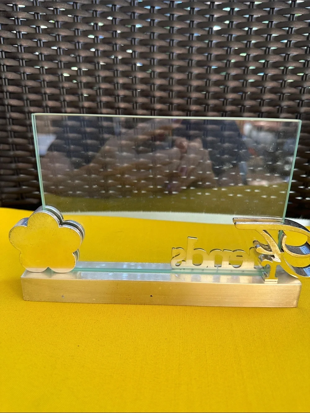 Things Remembered Gold Friends' Glass Photo Frame - Heavy Friendship Sentiment